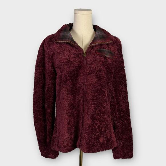 Pendleton Fuzzy Shepra Teddy Full Zip Jacket Size Medium - Picture 1 of 6